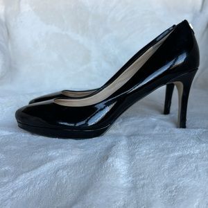 Ivanka Trump Black Patent Leather High Heel Size 9 1/2